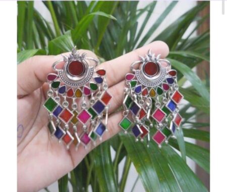 Latest Trendy Exclusive Mirror Earring SR_3053