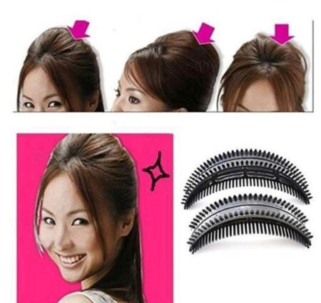 Hair Comb Bumpits Hair Styling Tools Bun Maker Bumpits-Beauty-Braider-Styling-Holder-2 Size(Pack Of 1) SR_3737