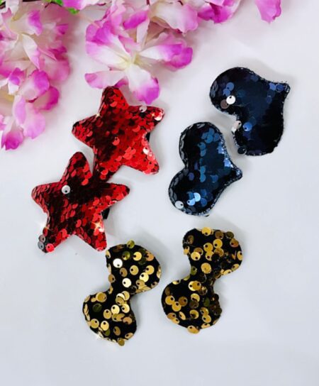 Beautiful Sequins Pins (Pack of 3) In Random Design Or Color SR_3802