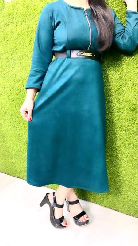 Beautiful Swete Middi With Belt Size Fitâ€™s Upto XL SR_4287
