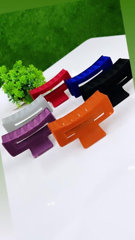 Beautiful Velvet Hair Clutcher (Pack of 2) In Random Color SR_4595