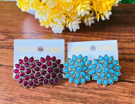 Beautiful Combo Of Flower Studs (Pack of 2) SR_4863