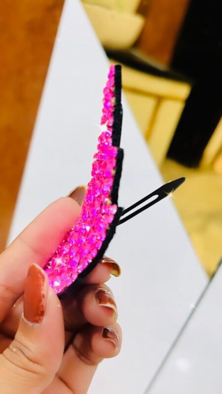 Beautiful Leaf Stone Big Pin (Pack of 1) In Random Color SR_9176