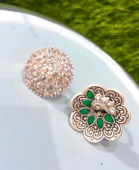 Beautiful Trendy Big Ring (pack of 2) SR_1917