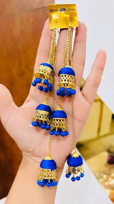 Beautiful Triple Jhumki Earrings SR_9177