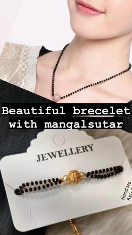 Beautiful Brecelet with  Mangalsutar SR_9402
