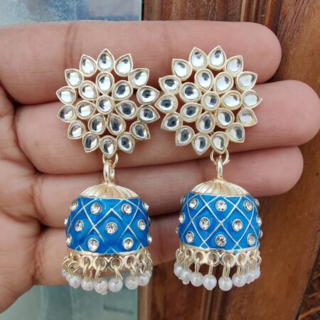 Beautiful Meenakari Jhumki SR_9293