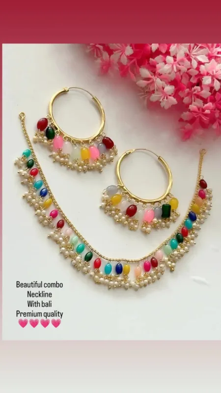 Glaours combo Necklines with bali Premium Quality SR_9873