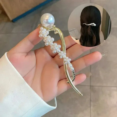 Beautiful frog buckle hair clip SR_11187