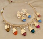 Precious Premium Quality Trending Dakh Neaklace With Beautiful Earings Like A Real Gold SR_11427