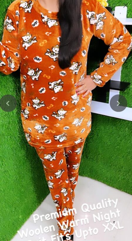 Premium Quality Warm Night Suit Fitâ€™s Upto XXL SR_11411
