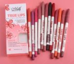True Lips Lipliner Pencil set of 12 Different lipliners SR_11353