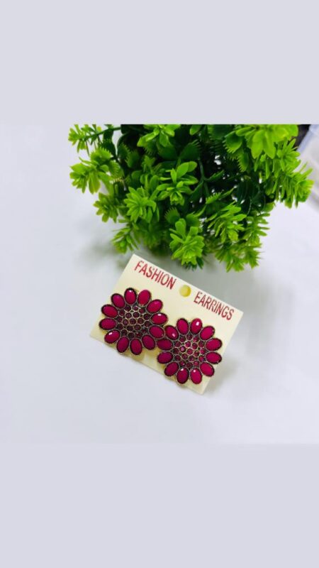 Beautiful Flower Earings ( 1 Pair )SR_11694