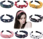 Beautiful Printed Hairband (Pack Of 8) SR_11651