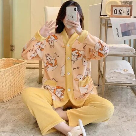 Premium Heavy Quality Winter Night Wear(XL) Warm Suits SR_200293