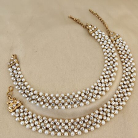 Pretty Beautifully Premium Quality Kundan,Gugroo , Kundan Payal  💃💃💃💃💃💃💃💃💃💃💃 SR_11752