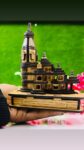 Ram Mandir Ayodhya 3D Model Wooden Temple (12 X 6 X 12 CM) SR_12003