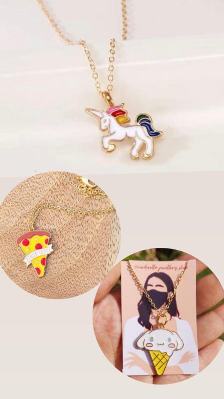 Beautiful Pendant Set With Chain (Pack of 3) SR_13082