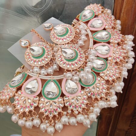 Pretty Beautifully Premium Quality Designer Neaklace With Beautiful Earings Tika 💃💃💃💃💃💃💃💃💃💃💃💃 SR_14086