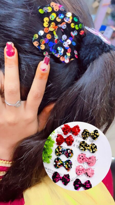 Beautiful Sequin Star Hair Pins For Kanjak Special (Pack of 10) SR_15143