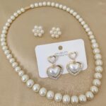 Pretty Beautifully Premium Quality Pearl Neaklace With Beautiful 2 Pairs Earings Combo Pack 💃💃💃💃💃💃💃💃💃💃💃💃 SR_15144