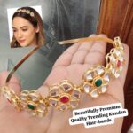 Beautifully Premium Quality Trending Kundan Hair-Bands   💃💃💃💃💃💃💃💃💃💃💃💃SR_15124
