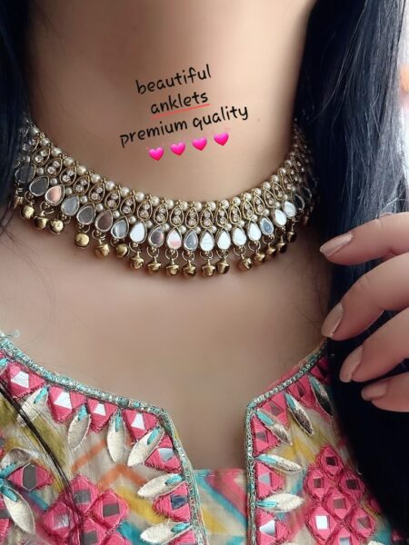 Pretty Beautifully Premium Quality Trending New Designs Of Kundan Payal   Also Use Neaklace  💃💃💃💃💃💃💃💃💃💃 SR_17066