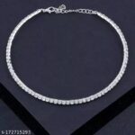 Beautiful Single Silver Choker Line SR_200206