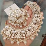 Pretty  Premium Quality Mirror Neaklace With Beautiful Earings Tika  💃💃💃💃💃💃💃💃💃💃💃💃 SR_18915