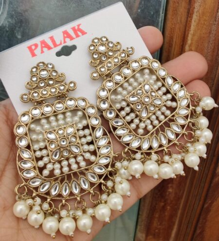 Pretty Beautifully Premium Quality Trending Kundan Earings  💃💃💃💃💃💃💃💃💃💃💃 SR_18082