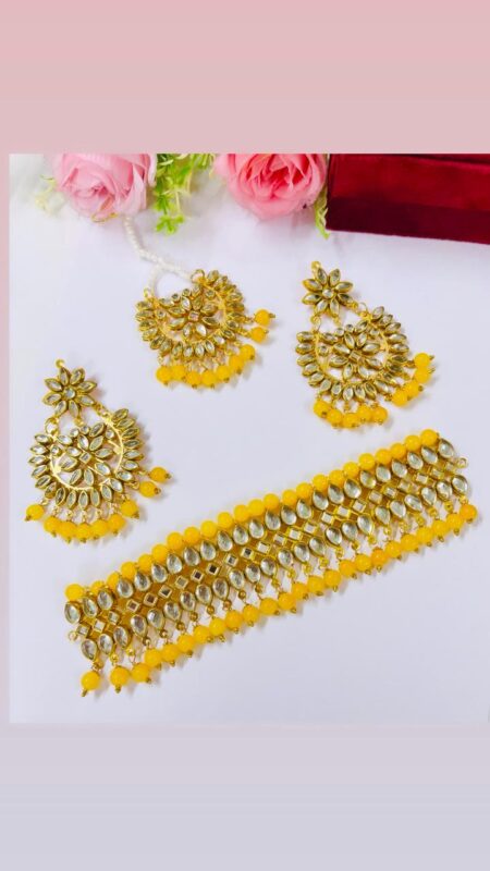 Beautiful Nacklace With Tika Set  SR_18891