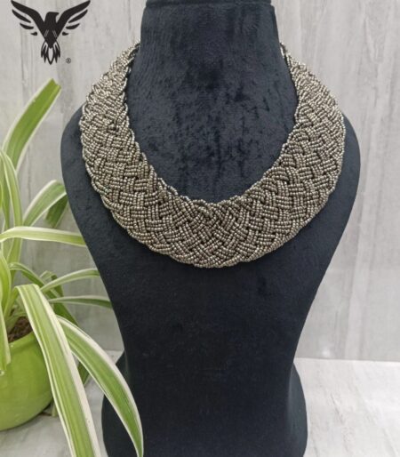 Beautiful Beads long Alloy Necklace Beads For Girls And Women SR_19139