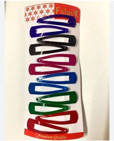 Beautiful Fairy Colored Metal Hair Clip, (Pack Of 12 ) SR_19020