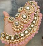 Pretty Premium Quality Kundan Neaklace With Beautiful Big Size Earings Tika SR_19093
