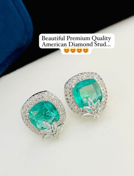 Beautiful Premium Quality American Diamond Stud SR_19216