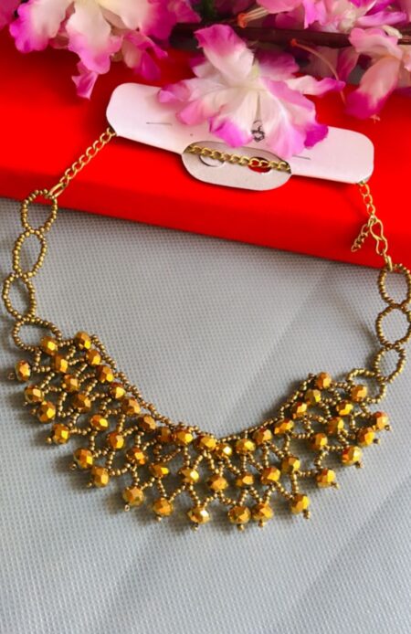 Oxidized gold Plated handmade Choker Set/ Necklace /Party Wear / Chain Necklace / Jewelry /Indian Traditional Jewelry/ Bollywood Jewelry SR_19303