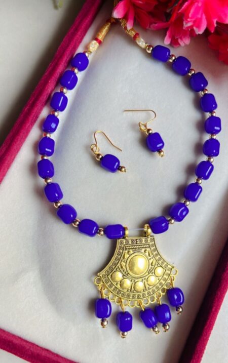 Beautiful Trendy Necklace with Earings SR_19563