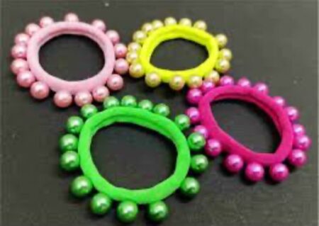 Beautiful Moti Rubber (Pack Of 10 ) SR_19615