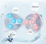 Lint Catcher Pet Hair Remover for Laundry | Washing Machine Floating Lint Mesh Bag, Reusable Household Hair Filter Washer Lint dust Trap Net Pouch(1pc) SR_20099