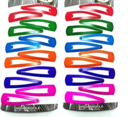 Colorful Tic Tac Hair pins for girls Tic Tac Clip  kanjak Special  1 pack 10 pins (Multicolor) SR_200184