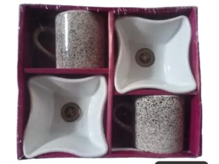 Crockery | Dinner Set | Tea & Coffee Set | Opal Glass Dinner | Crockery Set for Festive Ocassions, Parties | Plate and Bowl Set | Set of 4 SR_200164