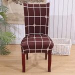 Dining Chair Cover  Kitchen Waterproof Dining Cloth  1 Pc SR_2002136