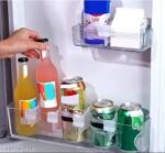 Refrigerator Storage Dividers Adjustable Dresser Drawer Fridge Seperators Plastic 4 PC SR_2002