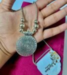 Beautiful Silver Color Oxidized Necklace for Women And Girls SR_20022139