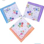 Pure Cotton Handkerchief For Women (Pack of 12 ) SR_200222268