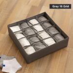 16 Grid Foldable Underwear Socks Storing Organizer SR_200222287
