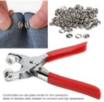 Grommet Setting Tool | Steel Hole Punch Eyelet Setter Kit for Leather, Fabric, Canvas & DIY Craft SR_1220