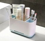 Plastic Toothbrush Holders for Bathroom | Multipurpose Storage Organizer Stand SR_1193