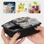 Large Silicone Ice Cube Tray – 6 Cavity | Perfect for Whiskey, Cocktails, and More SR_1201