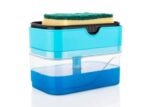 2-in-1 Liquid Soap Dispenser with Sponge Holder – For Easy Dishwashing SR_1200
